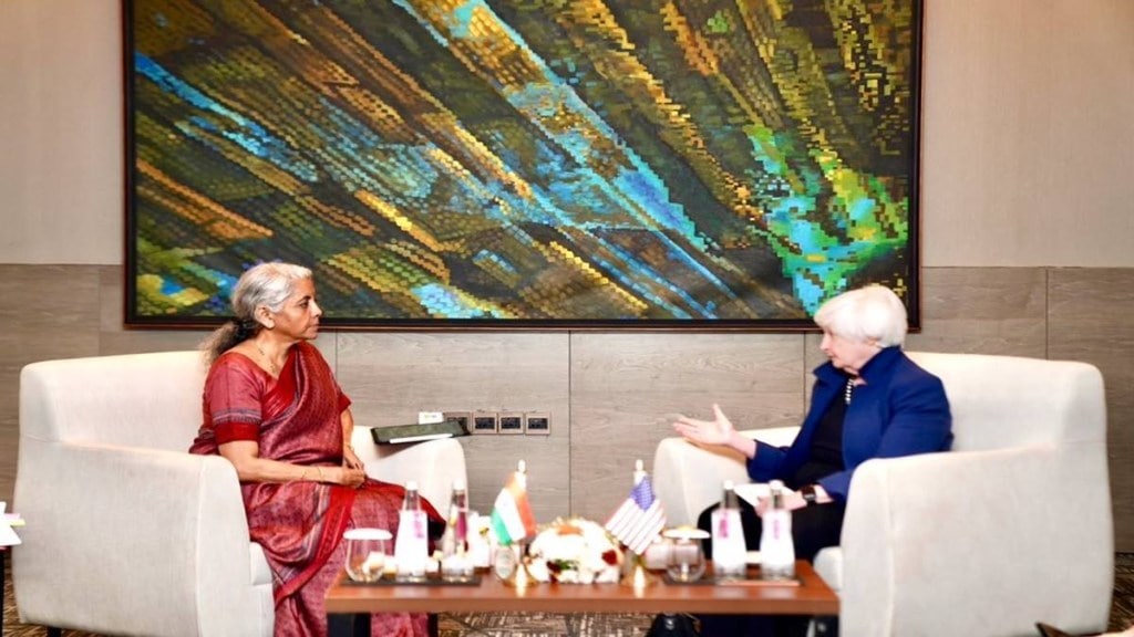 sitharaman with janet yellen sitharaman with janet yellen