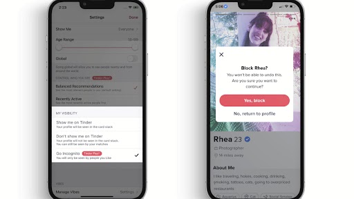 Tinder launches new security features