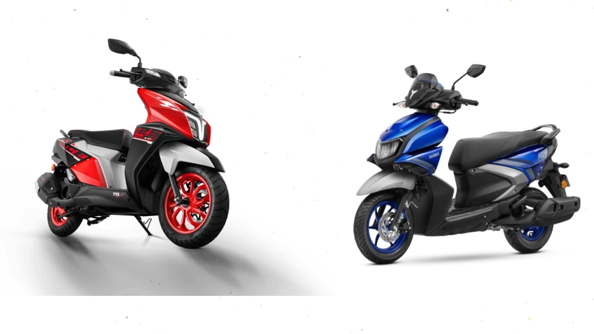 The Yamaha Ray-ZR is powered by a 125cc, single-cylinder, air-cooled, fuel-injected engine with a smart motor generator system. This powertrain is now OBD2 compliant and can even run on E20 fuel. It produces 8.04 bhp and 10.3 Nm of torque, while being mated to a CVT. On the other hand, NTorq 125 is powered by a 124.79cc engine producing 9bhp and 10.5Nm of torque offering slightly more power. 