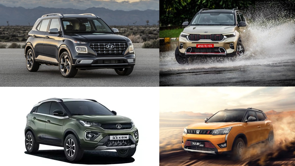 updated venue vs xuv300 vs sonet vs nexon