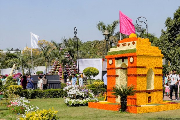 A two-day flower festival, which will see the participation of several G20 nations, was inaugurated by Union Minister of Labour and Employment Bhupender Yadav at Central Park, Connaught Place, in the national capital on Saturday. (PTI photo)