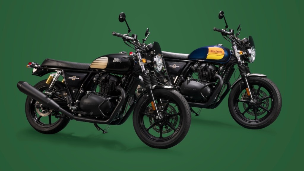 2023 Royal Enfield 650 Twins black and blue