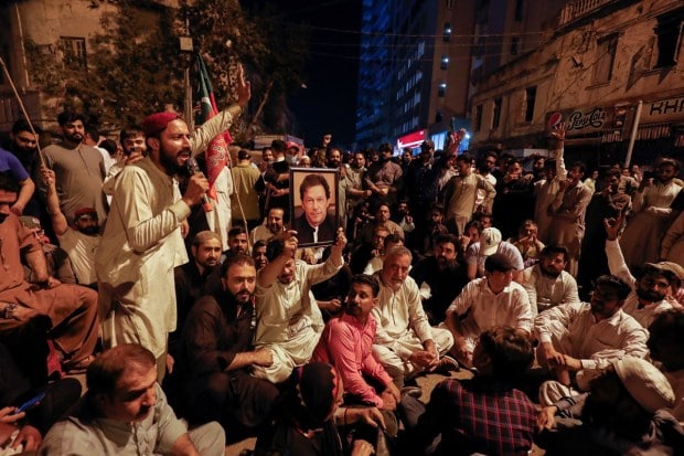 In a video address to his supporters, Khan said that he is willing to give a surety bond that he will appear in court on Saturday. (Reuters photo)