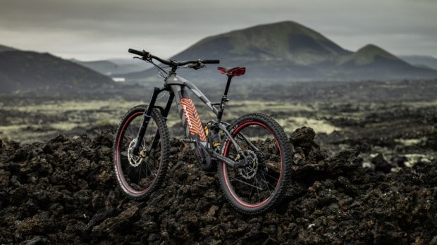 Audi electric mountain bike powered by Fanatic.