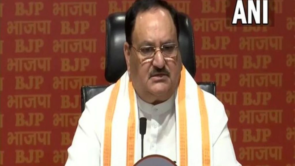 BJP national president J P Nadda BJP national president J P Nadda