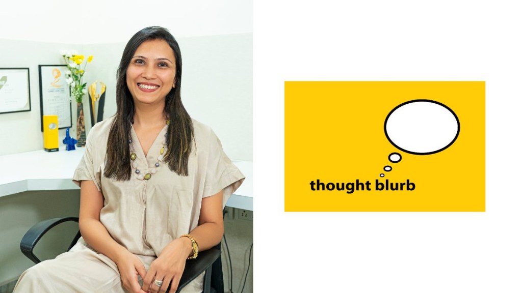 Renu Somani, National Creative Director, Thought Blurb Communications. Renu Somani, National Creative Director, Thought Blurb Communications.