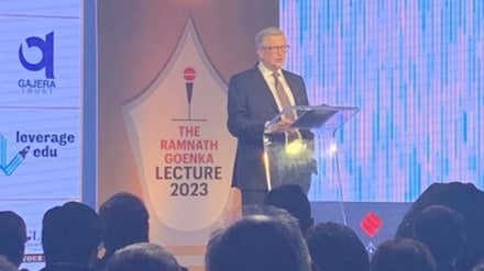 Bill Gates, Bill Gates news, Bill Gates news, Ramnath Goenka Memorial Lecture, Ramnath Goenka Lecture
