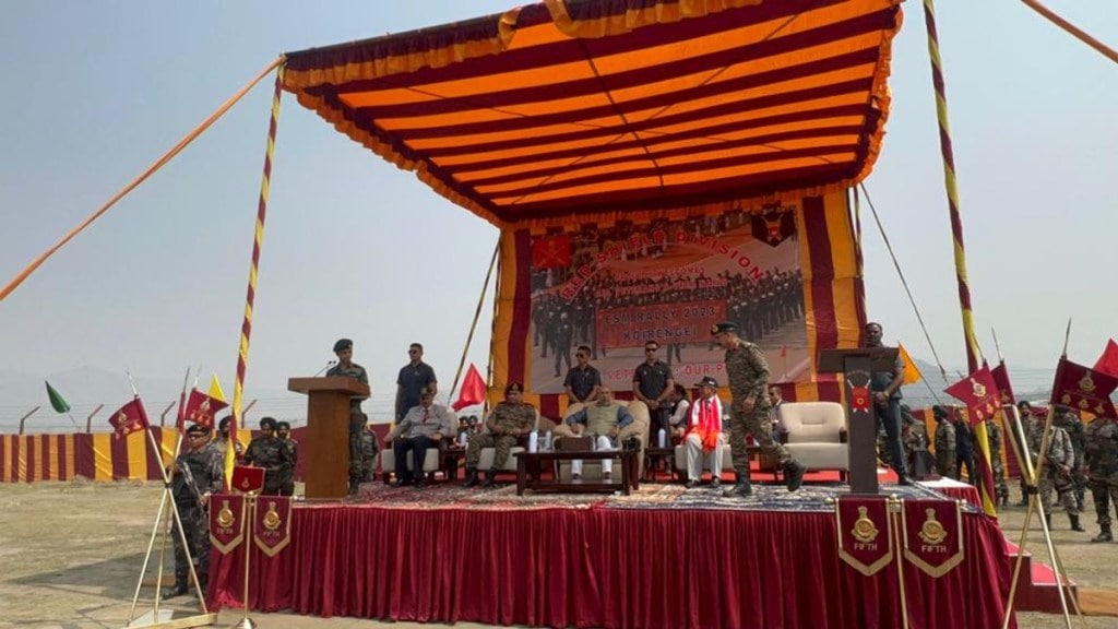 Massive Turnout at ESM Rally in Manipur. Army Veterans & Veer Naris felicitated