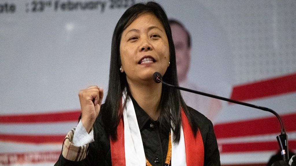 Hekani Jakhalu defeated Azheto Zhimomi of the Lok Janshakti Party (Ram Vilas) by a margin of 1536 votes.
 Hekani Jakhalu defeated Azheto Zhimomi of the Lok Janshakti Party (Ram Vilas) by a margin of 1536 votes.