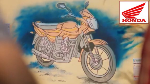 Honda new 100cc motorcycle