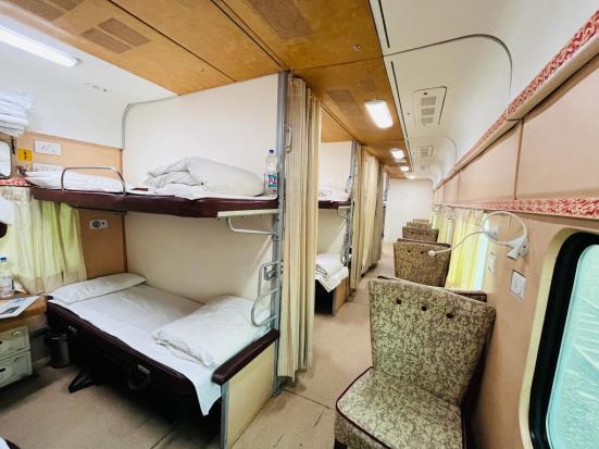 Indian Railways embarks Bharat Gaurav Deluxe AC Tourist Train for ‘Garvi Gujarat’ tour – Check latest pictures from inside the train