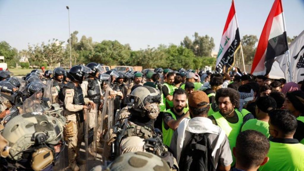 Iraqi protestors