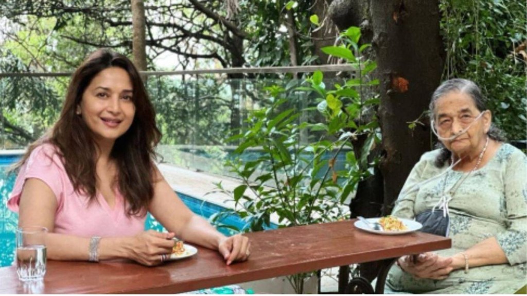 Madhuri Dixit's mother Snehalata Dikshit dies at 90 Madhuri Dixit's mother Snehalata Dikshit dies at 90