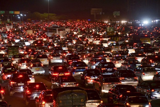The police on Monday issued a traffic advisory on diversions in connection with the 90-day closure of a section of the Delhi-Jaipur Highway (NH-48) between Rangpuri and Rajokari. (Photo: PTI)