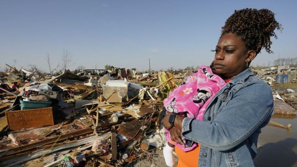 President Joe Biden declares emergency as crews dig through storm wreckage President Joe Biden declares emergency as crews dig through storm wreckage