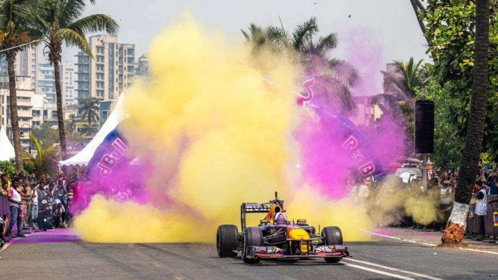 Mumbai dazzles with Red Bull Formula 1 showrun 