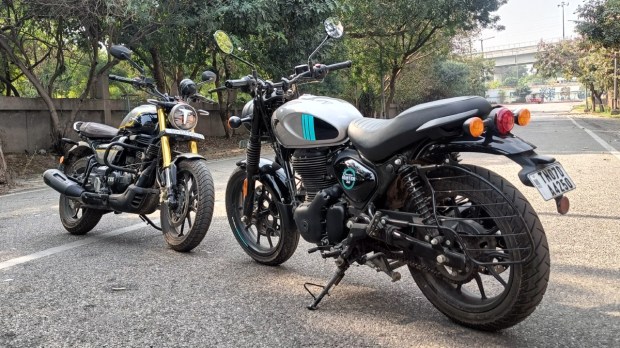 royal enfield hunter 350 vs tvs ronin price