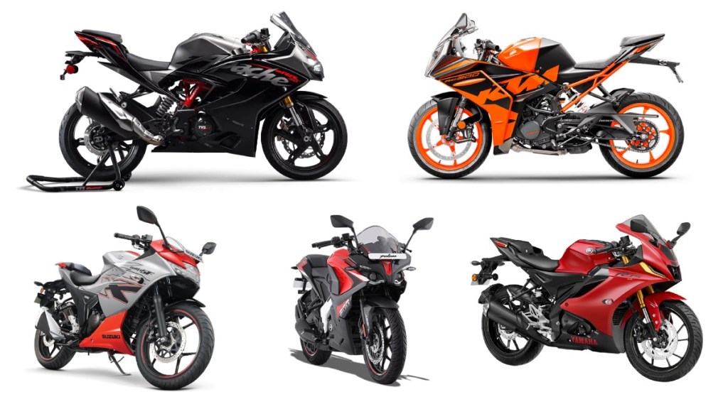 Top 5 affordable fully-faired sports bikes under Rs 3 lakh