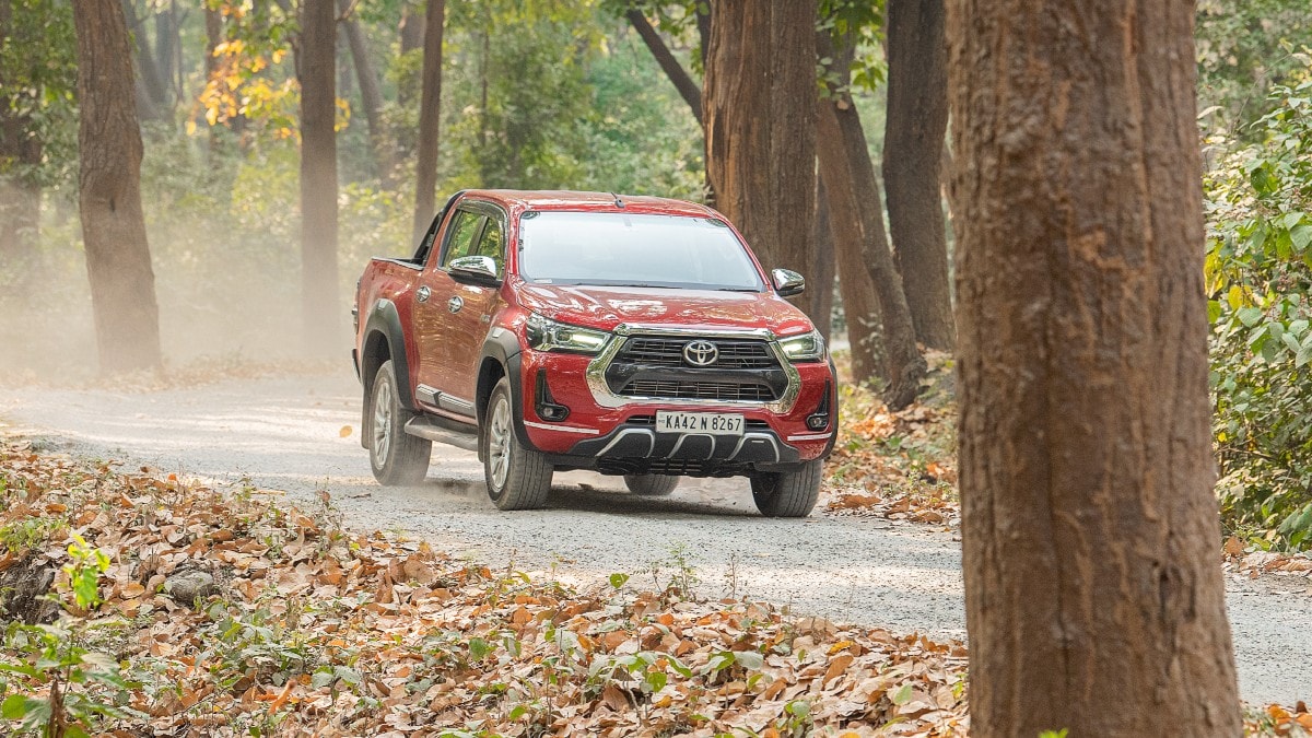 Powering the Toyota Hilux is a 2.8-litre four-cylinder turbocharged diesel engine that churns out 201 bhp and 420 Nm of torque in manual variants but a whopping 500 Nm of peak torque in the automatic variants.