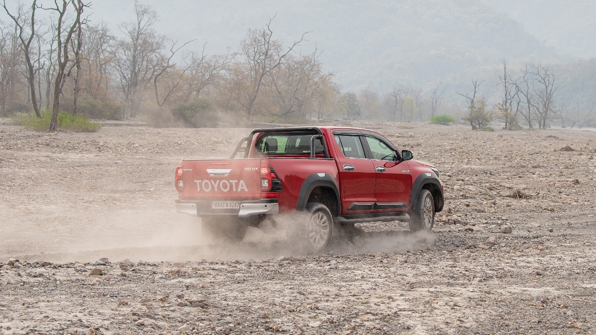 Toyota is offering the Hilux in three variants: Standard MT, High MT and High AT. Its prices range from Rs 30.40 lakh to Rs 37.90 lakh, ex-showroom. The Hilux doesn't have any direct rivals in India. Indirectly, it competes against the Isuzu D-Max V-Cross.