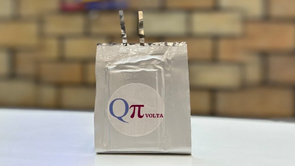 QpiVolta high energy density Lithium metal Solid State Battery (SSB) cell
QpiVolta high energy density Lithium metal Solid State Battery (SSB) cell