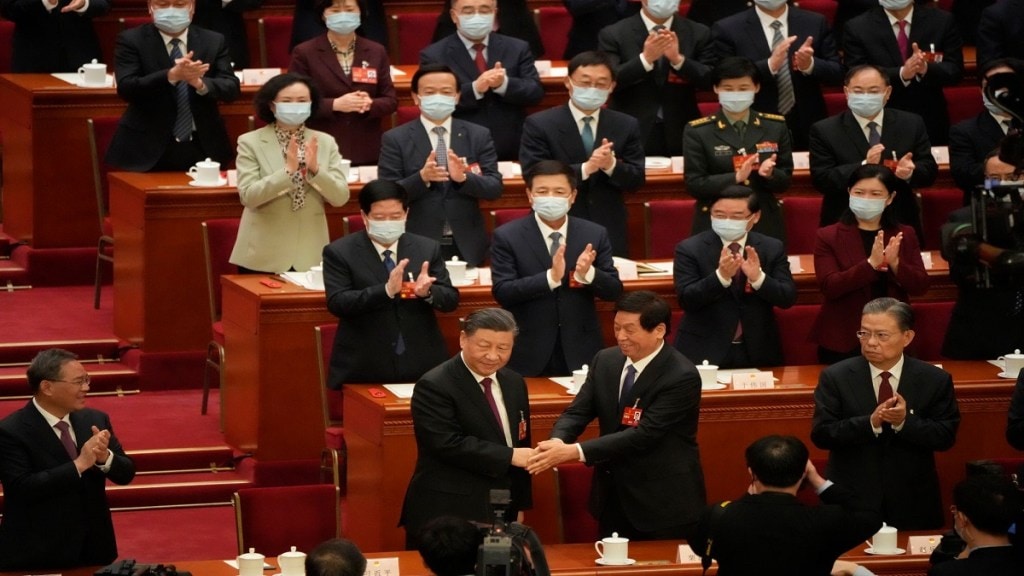 Xi Jinping secured an unprecedented third term as China’s head of state and supreme military commander. Xi Jinping secured an unprecedented third term as China’s head of state and supreme military commander.