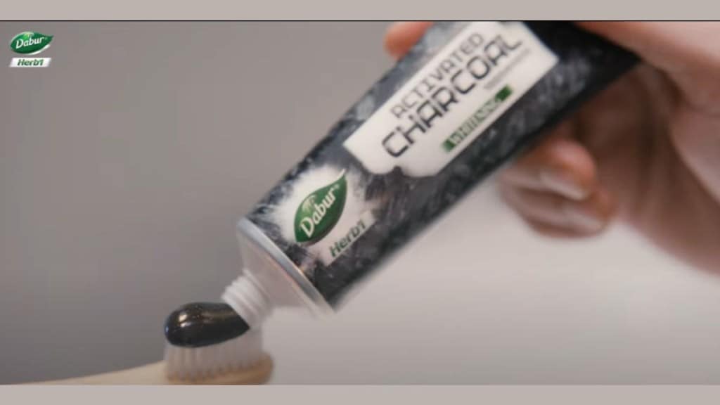 Charcoal toothpaste is a new addition to the already existing range of Dabur Herb’l toothpaste in the Indian market. Charcoal toothpaste is a new addition to the already existing range of Dabur Herb’l toothpaste in the Indian market.