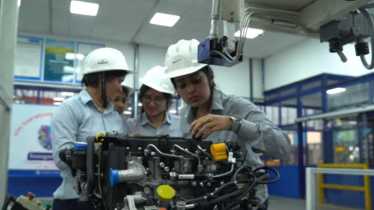 ashok leyland all women production line