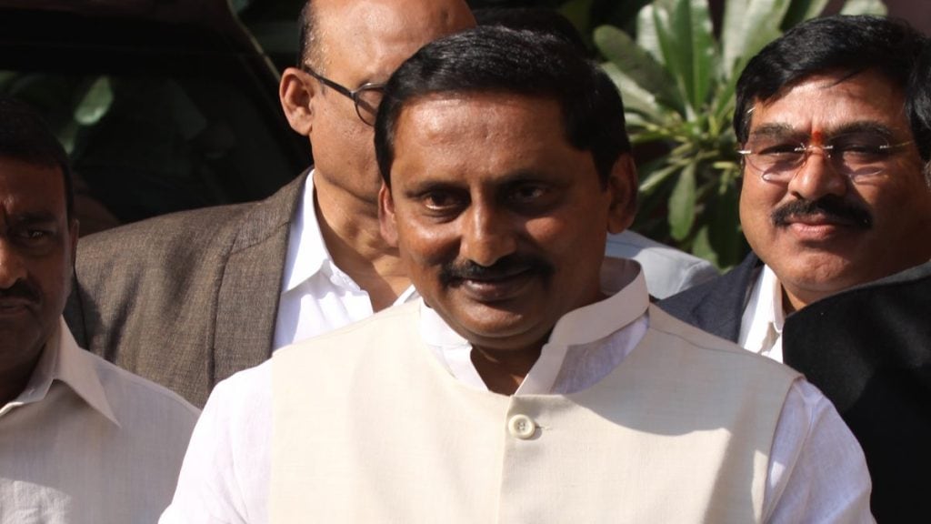 Former Chief Minister of Andhra Pradesh N Kiran Kumar Reddy. (Express photo/File)