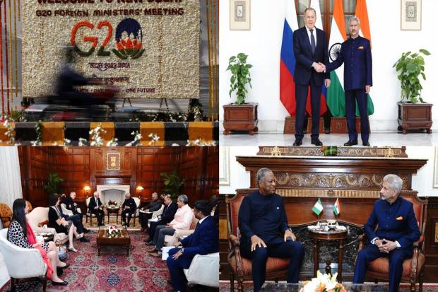 India is set to host the G20 Foreign Ministers Meeting in New Delhi under its presidency.  The focus of the meeting will be on the ongoing war between Russia and Ukraine, food and energy security, counter-terrorism, and more. In a special pre-event briefing in New Delhi, around 40 delegations are expected to participate including the member countries and the specially invited guest countries. (Twitter/@DrSJaishankar)