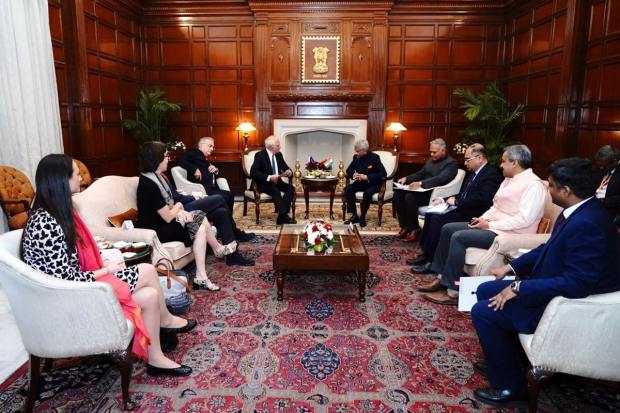 S Jaishankar meets EU HRVP
Josep Borrell before the #G20FMM tomorrow. The conversation focused on the G20 agenda and the Ukraine conflict. (Twitter/@DrSJaishankar)