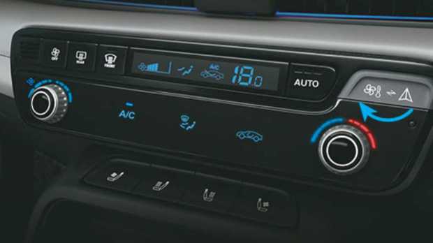 hyundai verna ac controls