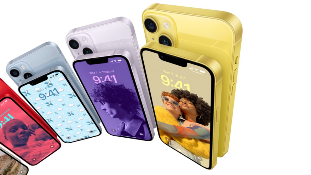 Apple iPhone colour history