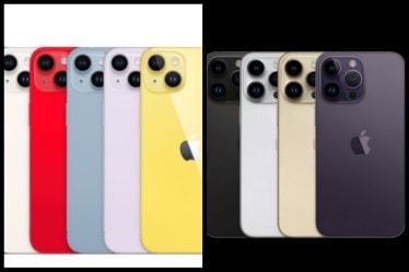 Apple iPhone colour history