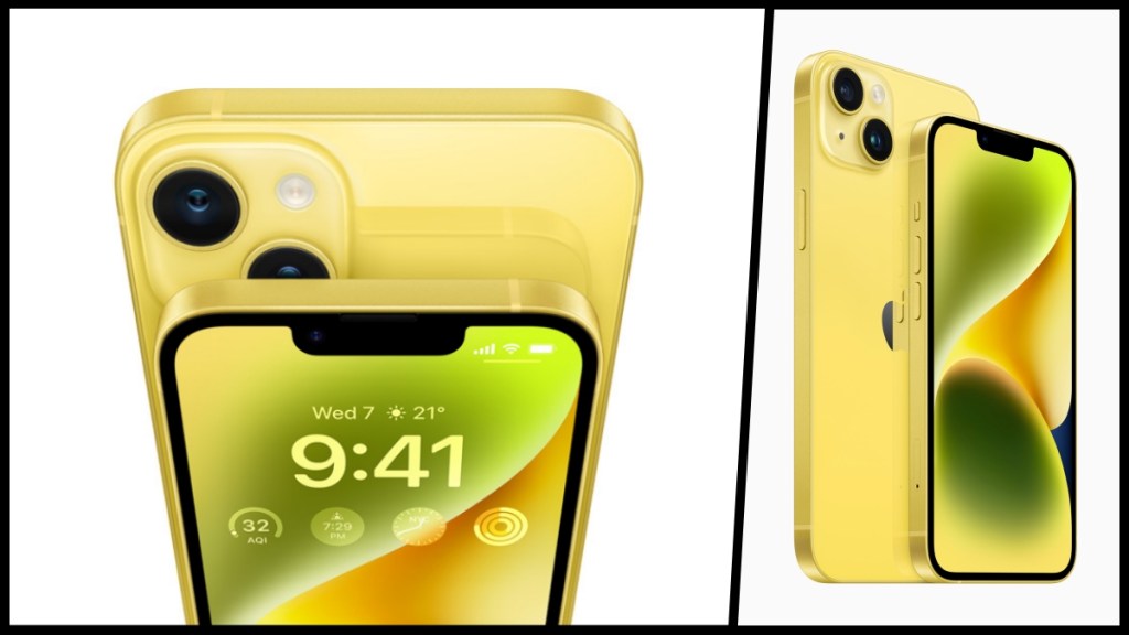 iPhone 14 and iPhone 14 Plus yellow launch