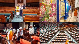 Modi in new parliament building