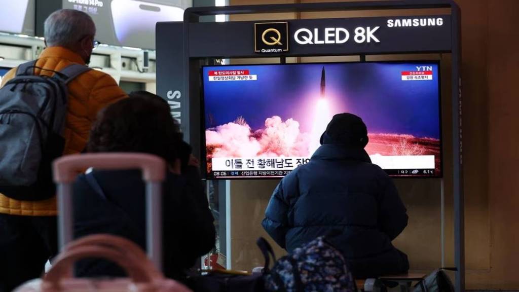 north korea on ICBM test