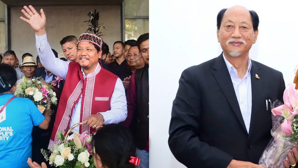 Meghalaya CM Conrad Sangma, Nagaland CM Neiphiu Rio.  Meghalaya CM Conrad Sangma, Nagaland CM Neiphiu Rio.