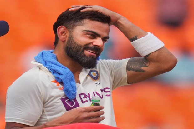 A long wait of 1205 days to reach a three-figure runs ended as batting maestro Virat Kohli got the monkey off his back by scoring swashbuckling 28th Test century in the fourth Test of Border-Gavaskar Trophy against Australia. (Photo:PTI)