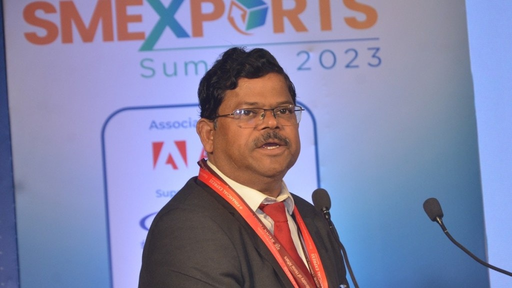 Exports from MSMEs in FY22 had a share of 45.03 per cent, down from 49.35 per cent in FY21 and 49.77 per cent in FY20. (Image: FE)