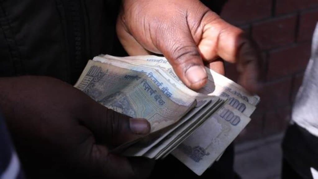 rupee, dollar