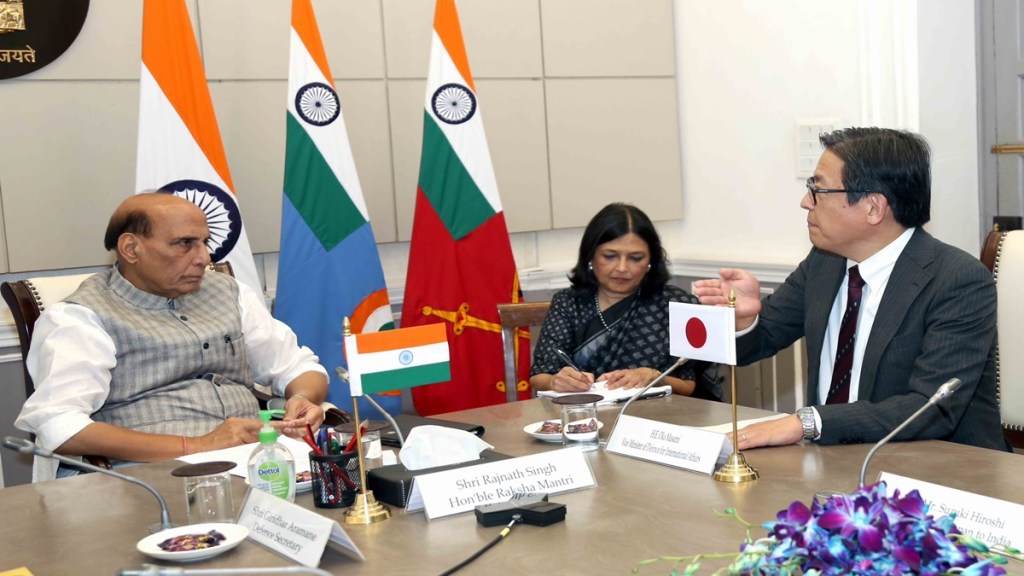 Rajnath Singh, indo-pacific, indo japan, indo japan ties, india japan relations,