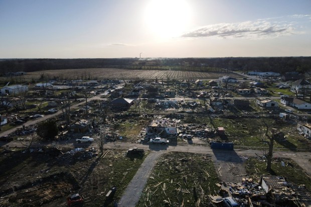 Severe weather, including thunderstorms, have been predicted for later this week in much of the Midwest between Chicago and Little Rock, Arkansas. (Reuters photo)