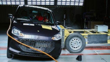 Maruti Suzuki Alto side impact.
