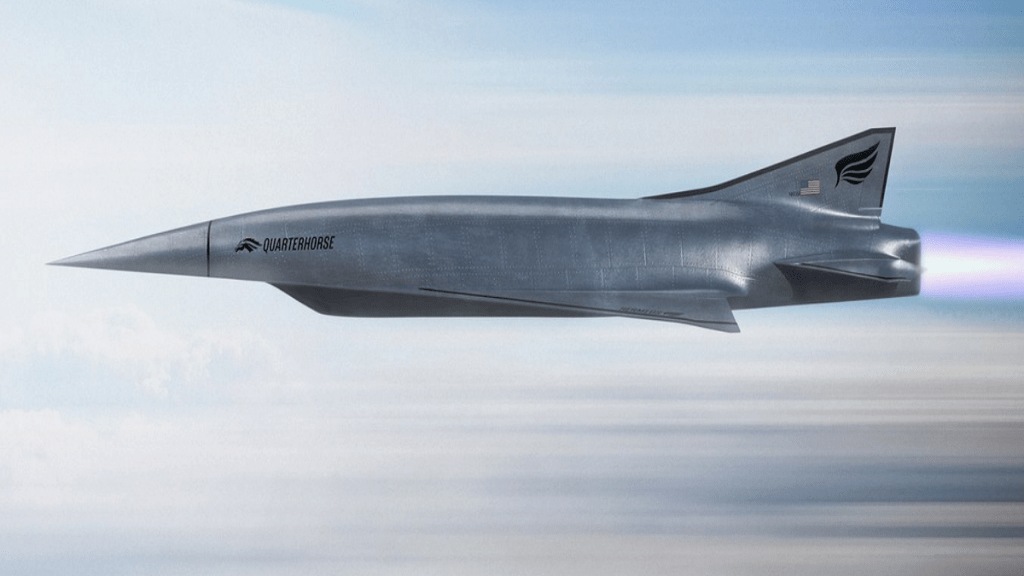 Quarterhorse --world's fastest aircraft (projected) Quarterhorse --world's fastest aircraft (projected)