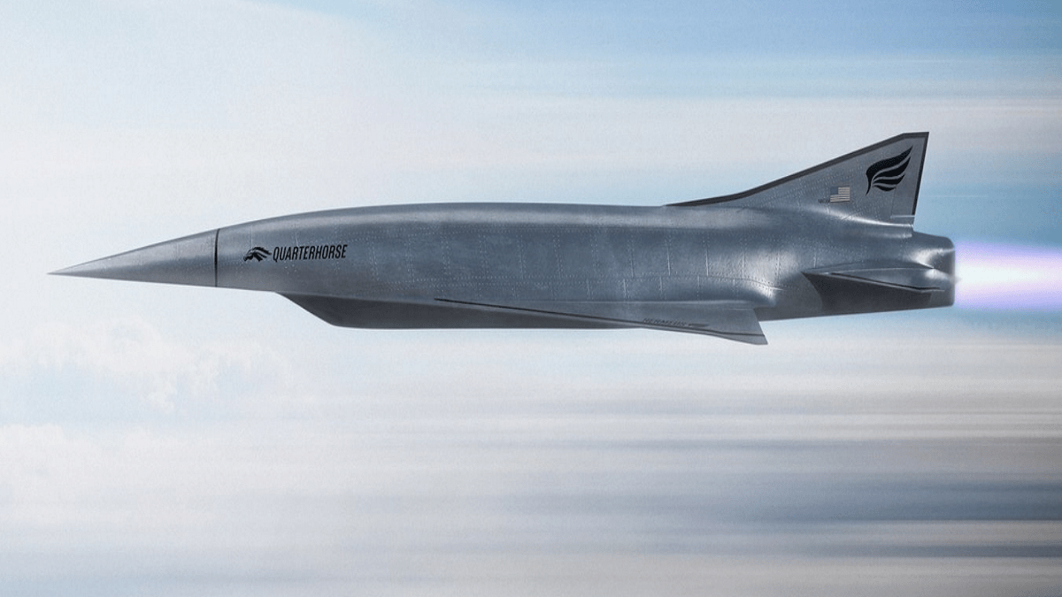 Quarterhorse --world's fastest aircraft (projected) Quarterhorse --world's fastest aircraft (projected)