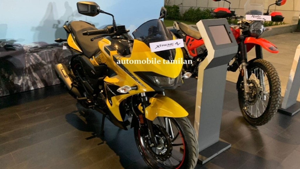 Hero Xtreme 200S 4V spied yellow (1)