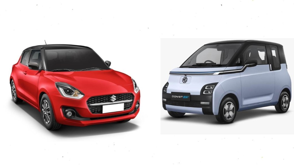 MG Comet EV vs Swift