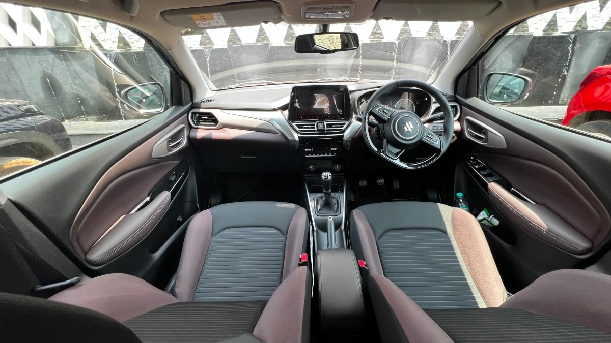 In terms of features, the Fronx gets a 9-inch touchscreen with wireless Apple CarPlay and Android Auto, a 360-degree camera, wireless phone charger, Heads-Up Display, 6-speaker Arkamys sound system, up to six airbags and a lot more.