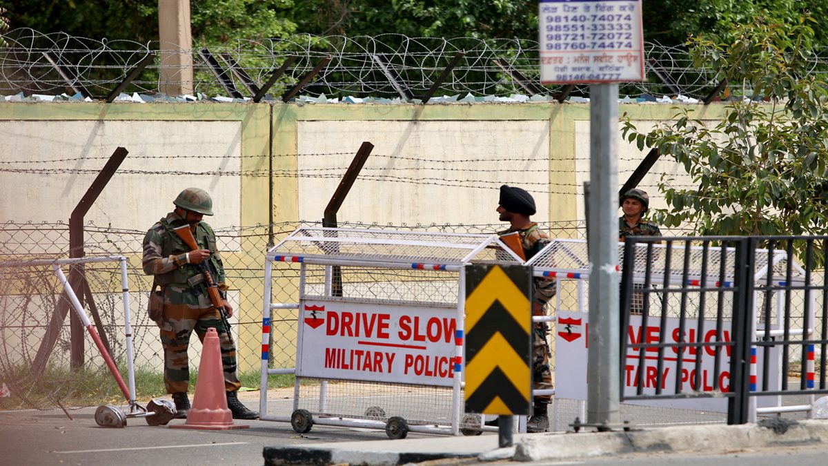Bathinda military station firing Bathinda military station firing